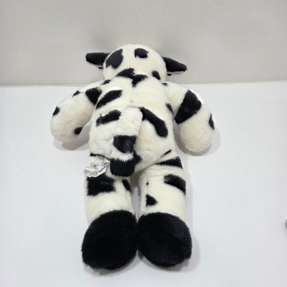 Build A Bear Holstein Cow Black White Retired Vintage 18" Plush Stuffed Animal - Picture 6 of 10